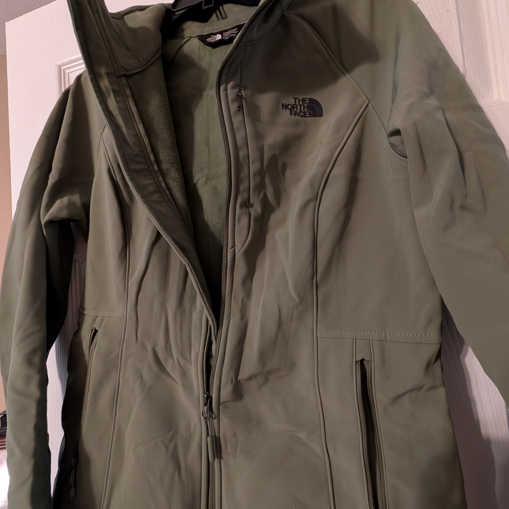 The North Face Sage Green Softshell Jacket
